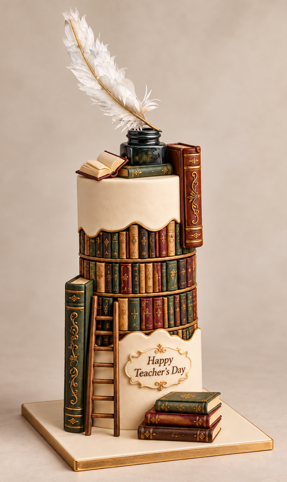 Library of Inspiration Cake