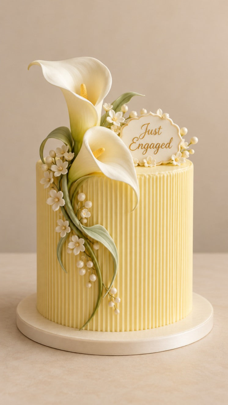 Calla Lily Promise 3D Cake