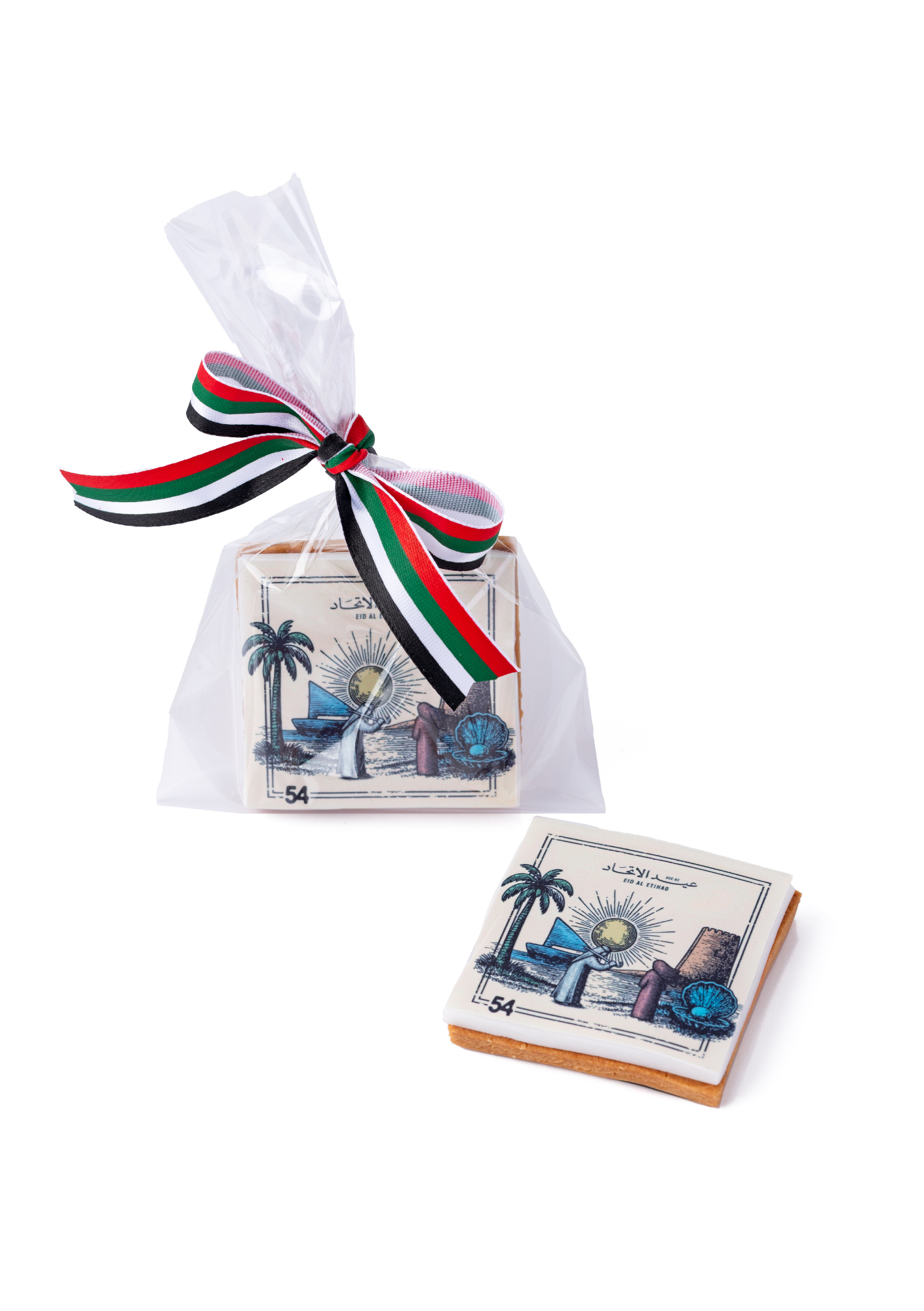 Square Butter Cookie with Logo