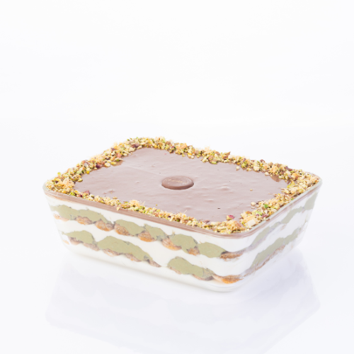 Chocolate Pistachio  Kunafa Tiramisu