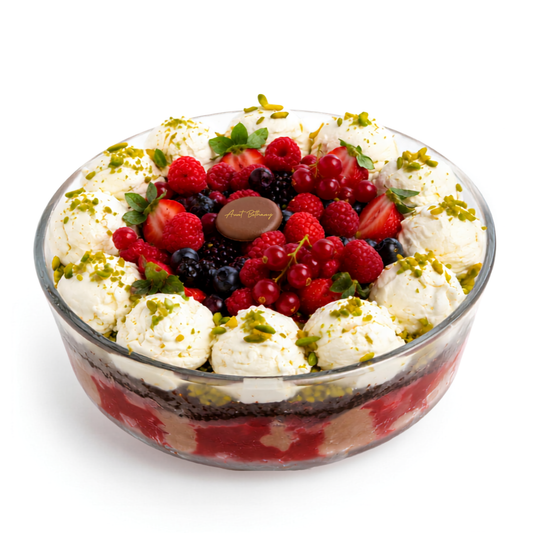 Summer Berry Ice Cream Trifle
