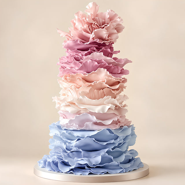 Pastel Rhapsody 3D Cake