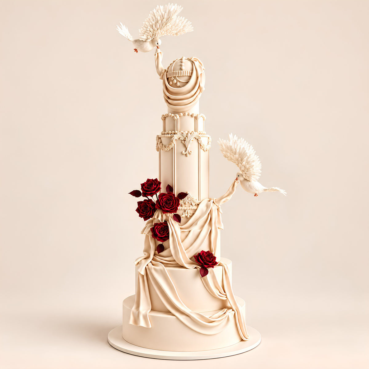 Royal Romance 3D Cake