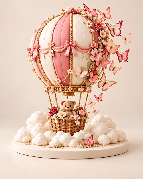 Butterfly Balloon 3D Cake