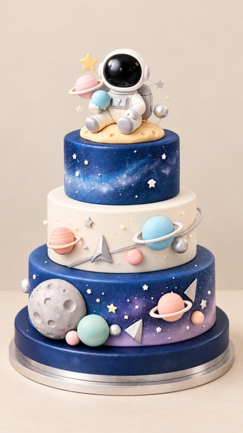 Galaxy Explorer 3D Cake