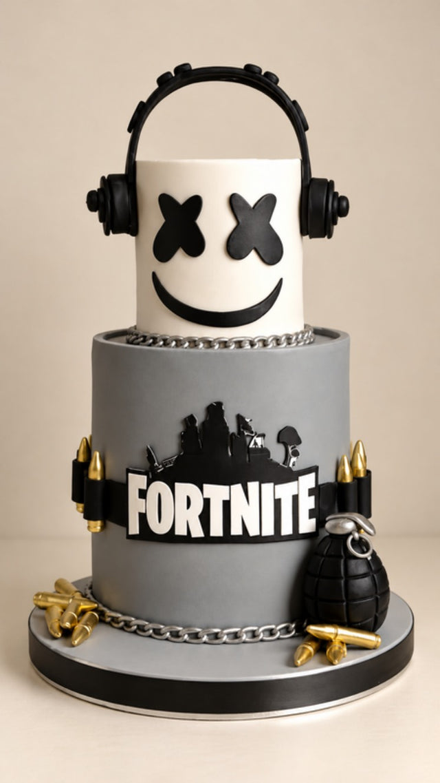 DJ Gaming Party 3D Cake