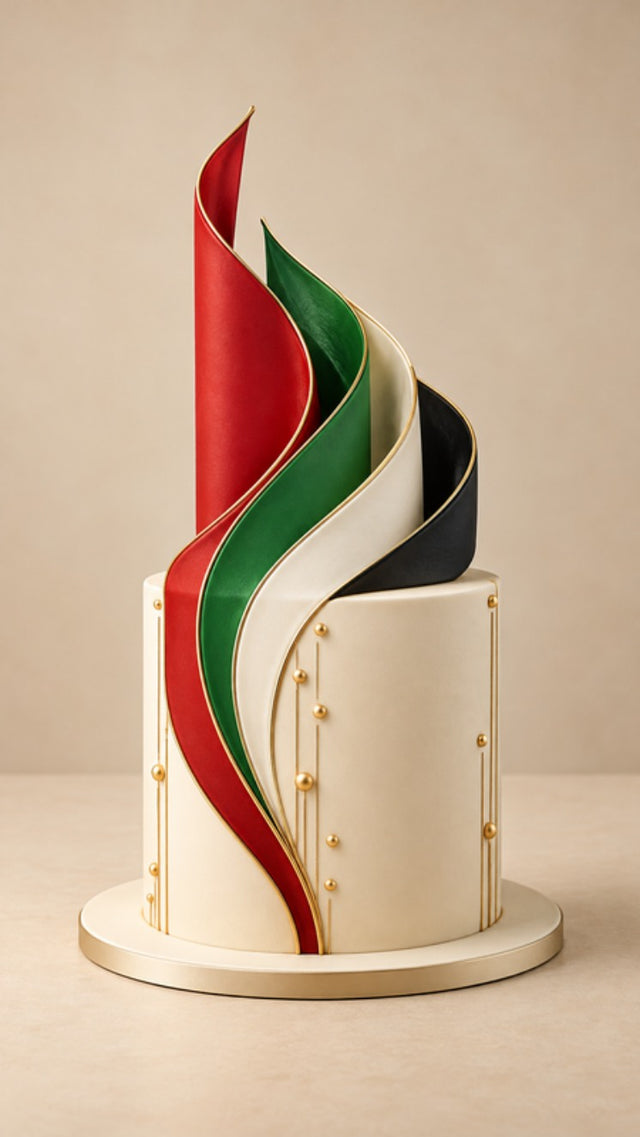Emirates Flame 3D Cake