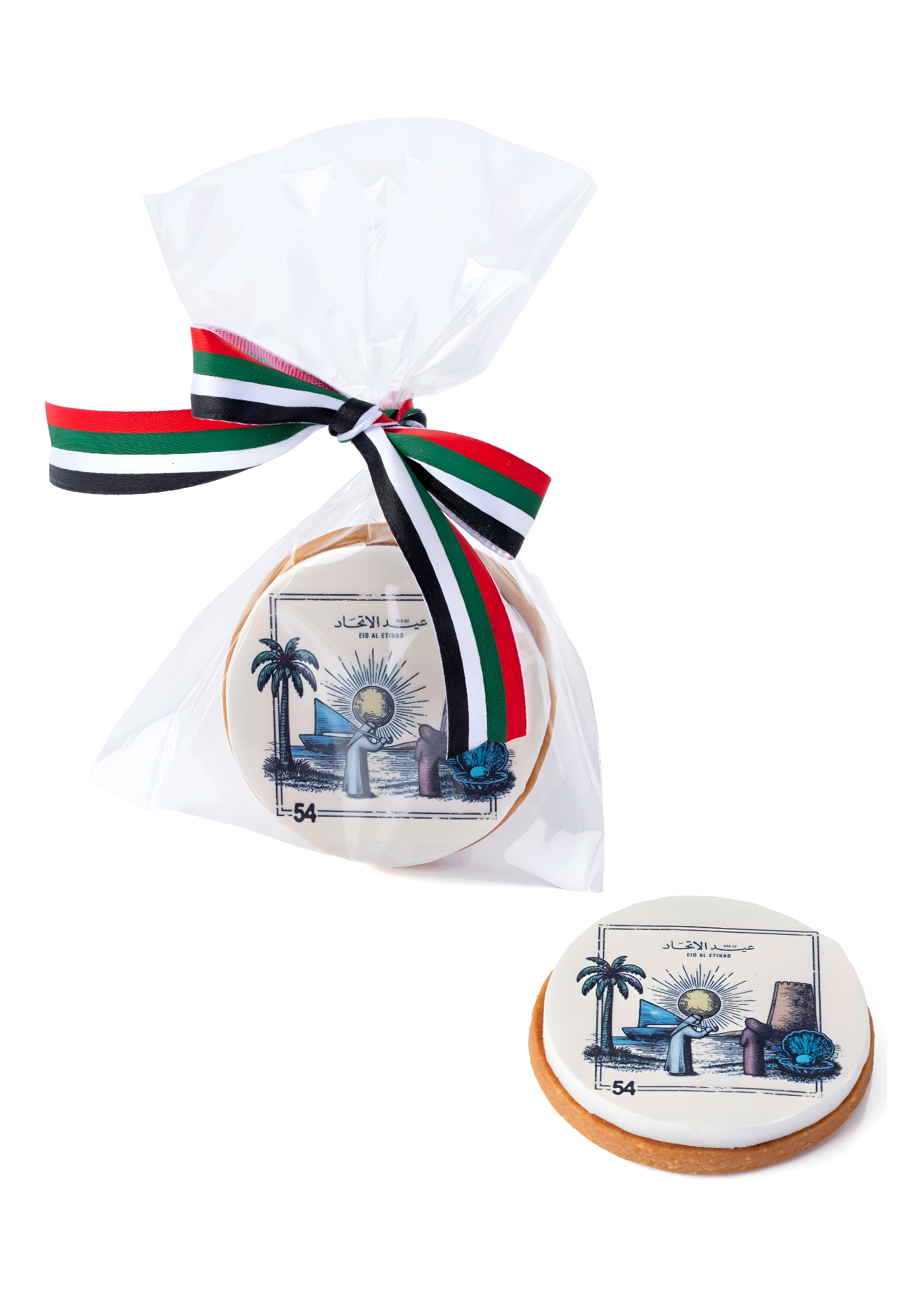 Round Butter Cookie with Logo