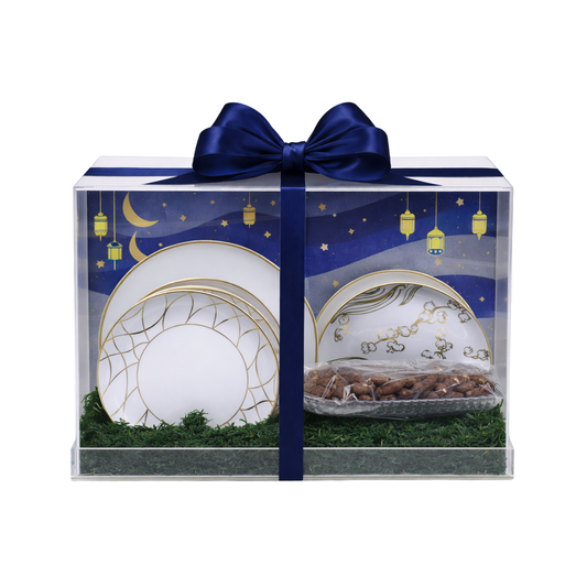 Golden Blossom Plate Set