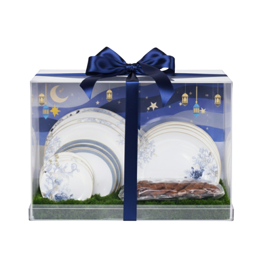 Blue Garden Plate Set
