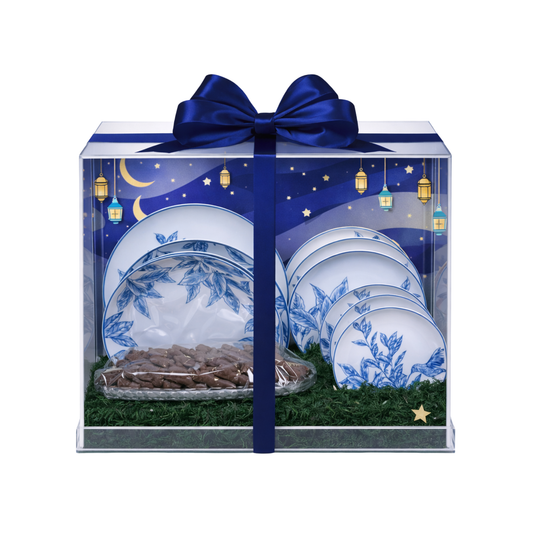 Blue Leaf Classic Plate Set