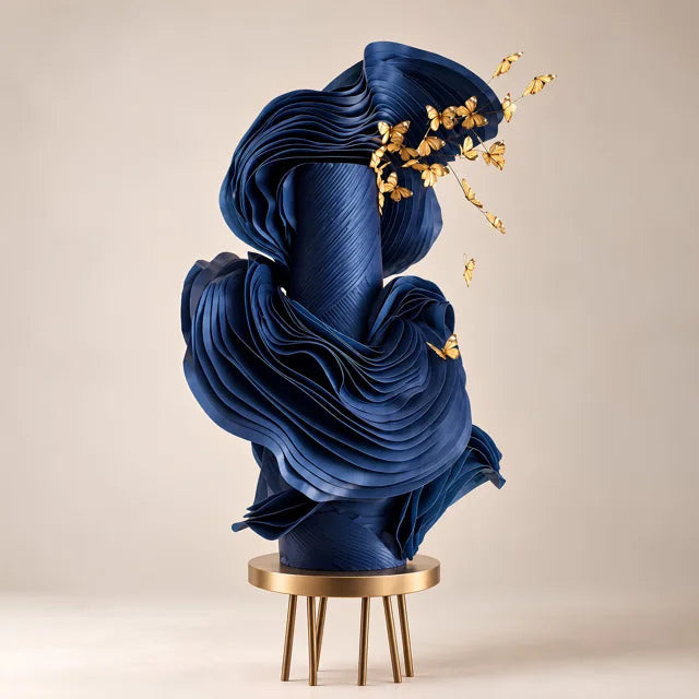 Midnight Gold 3D cake